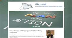 Desktop Screenshot of itprocessed.com