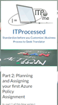 Mobile Screenshot of itprocessed.com